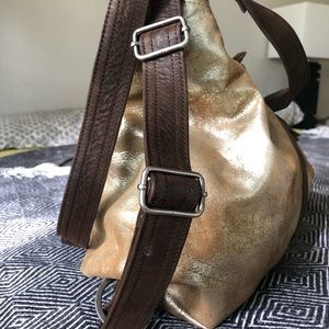 Rough and Tumble 3 way Convertible Leather Hobo Pack
